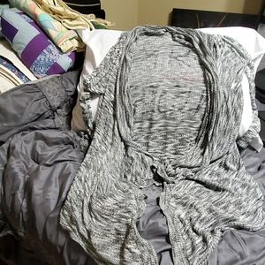 Long sleeve sweater jacket